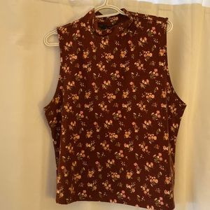 Forever 21 Plus Size Sleeveless Mock Neck Shirt